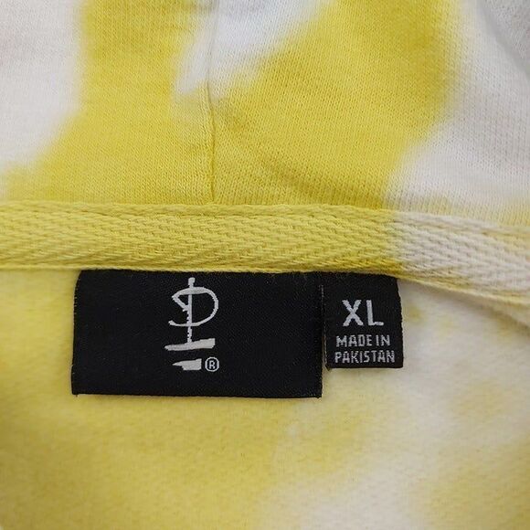 Pink Floyd Hoodie Womens XL Multicolor Cropped Tie Dye The Dark Side Of The Moon - Picture 7 of 12